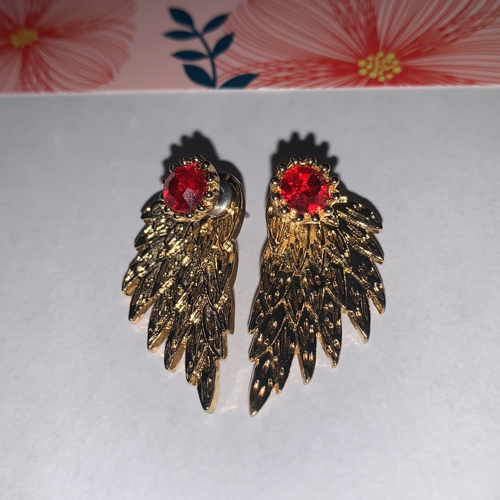 Wing earrings - Picture 3 of 3